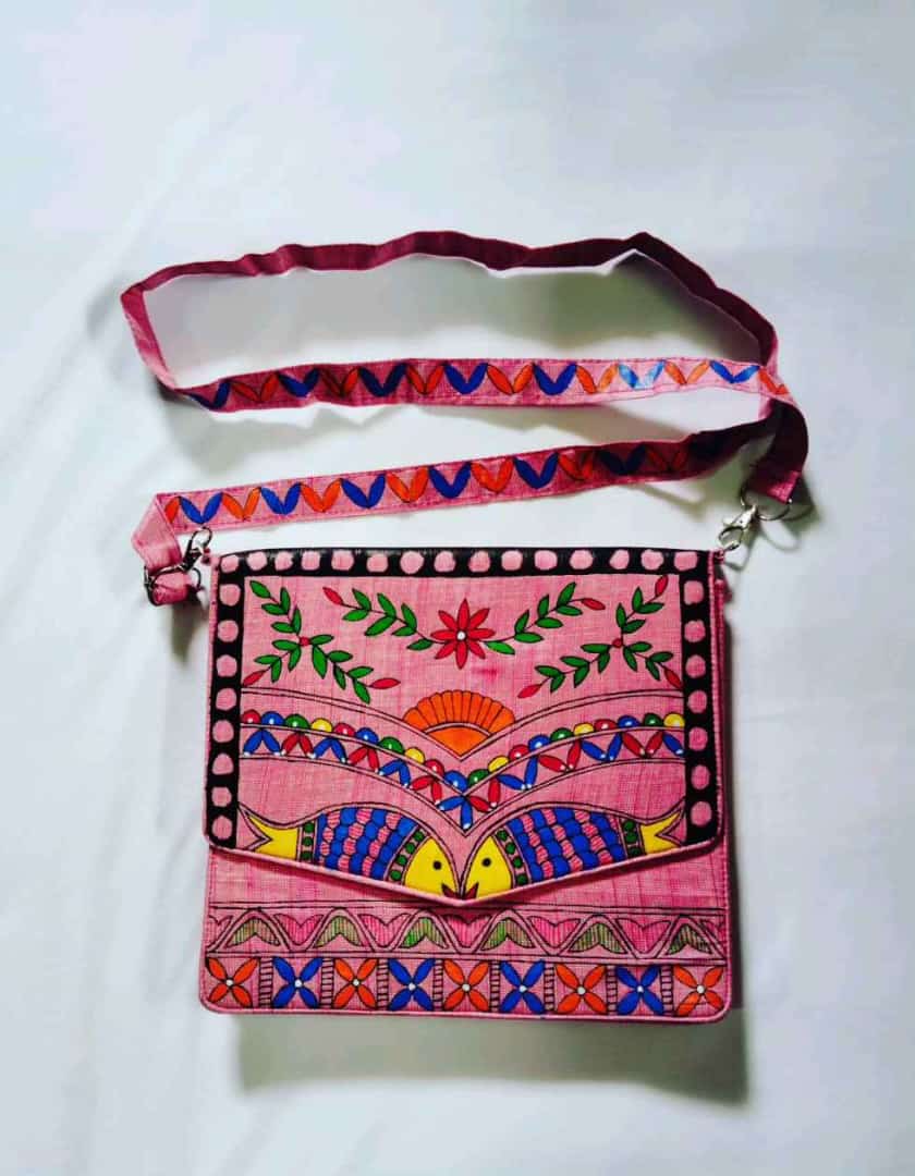 Silk sling bag